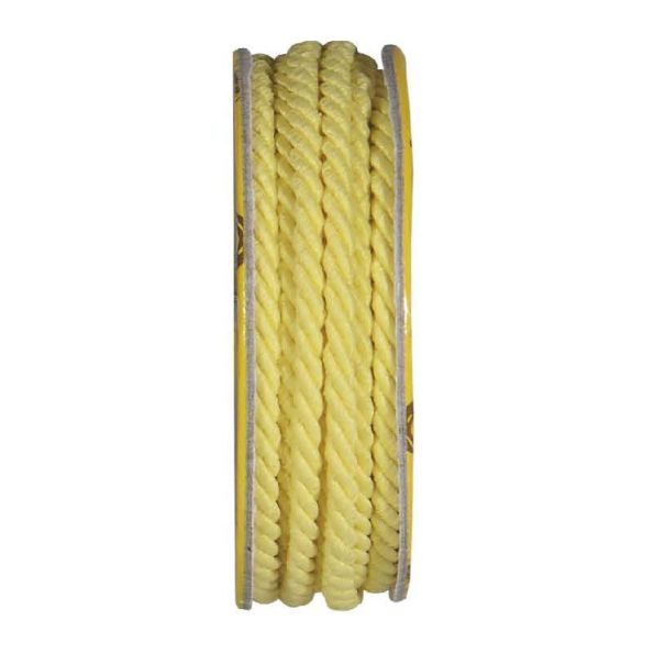 Cordon torsadé Jaune clair - bobinette 2m