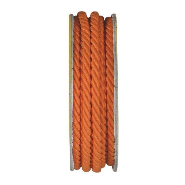 Cordon torsadé Orange - bobinette 2m