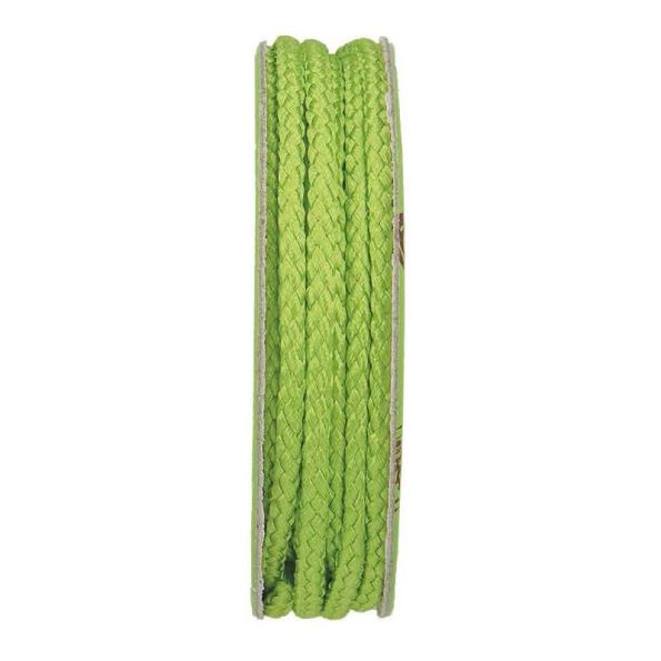 Cordon tressé Vert - bobinette 2m