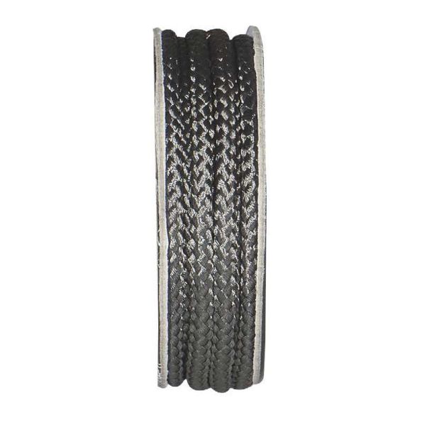 Cordon tressé Gris souris - bobinette 2m
