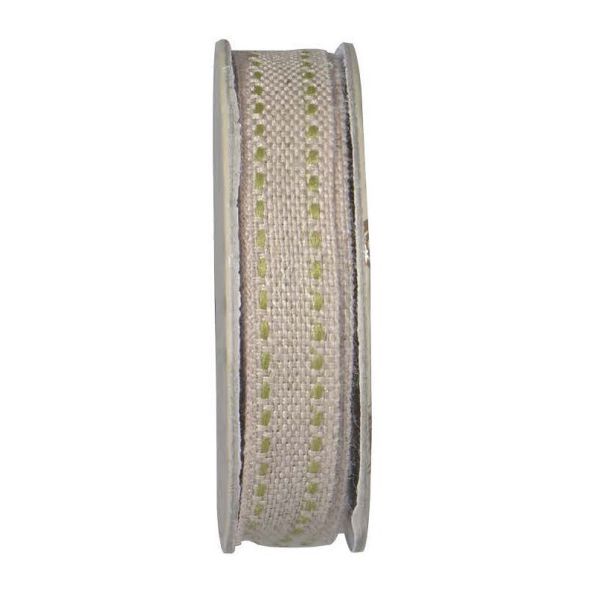 Galon surpiqué  Beige - bobinette 2m