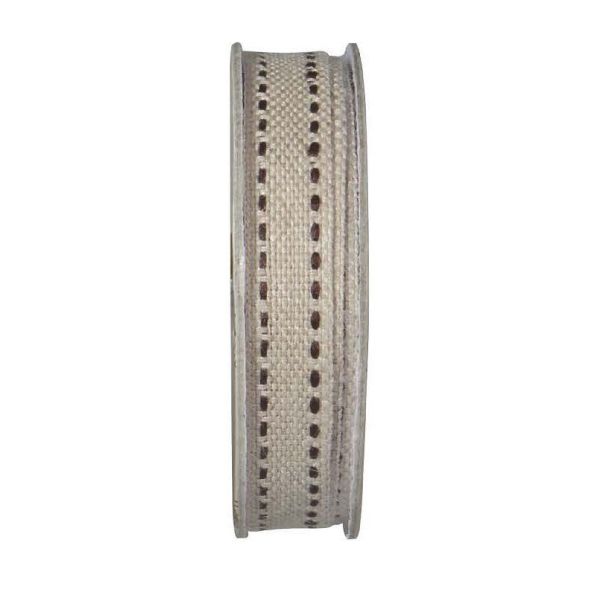 Galon surpiqué  Beige - bobinette 2m