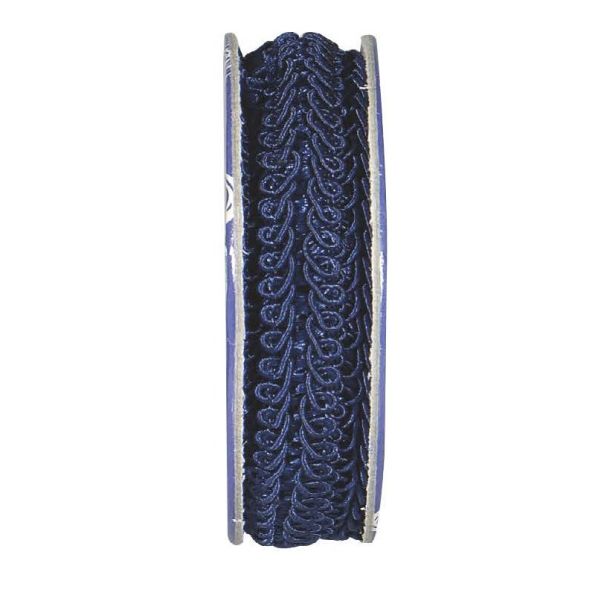Galon épi de blé Bleu nuit - bobinette 2m
