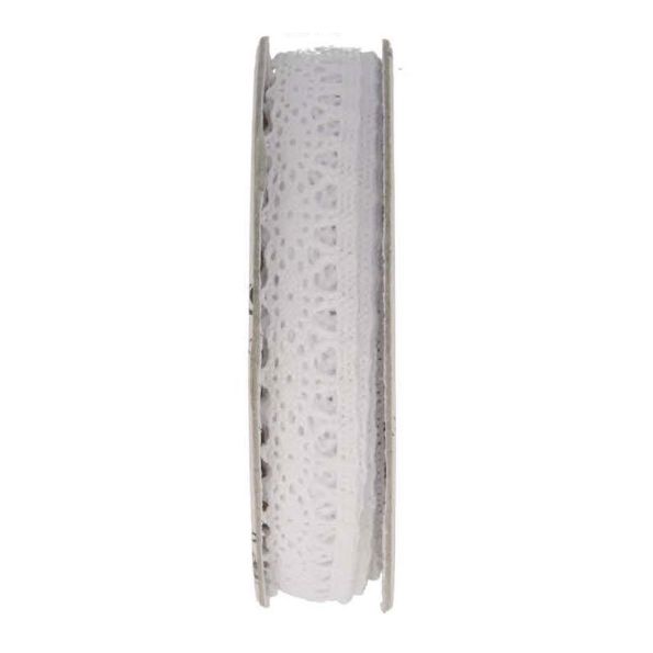 Dentelle  Blanc - bobinette 2m