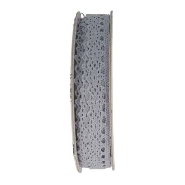 Dentelle  Gris pierre - bobinette 2m