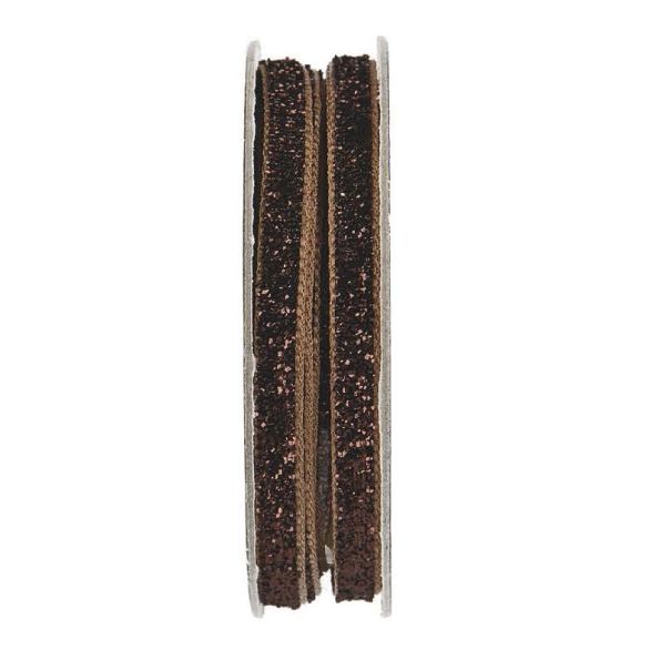 Velcro velours Marron clair - bobinette 2m