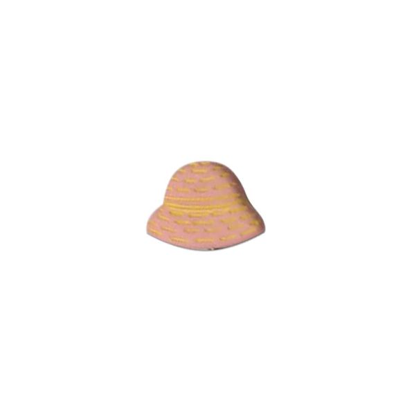 Bouton Chapeau Rose