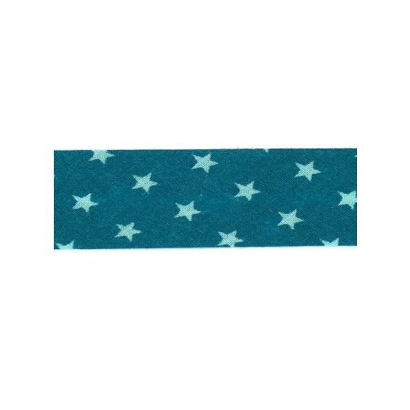 Biais étoiles Frou-Frou Turquoise