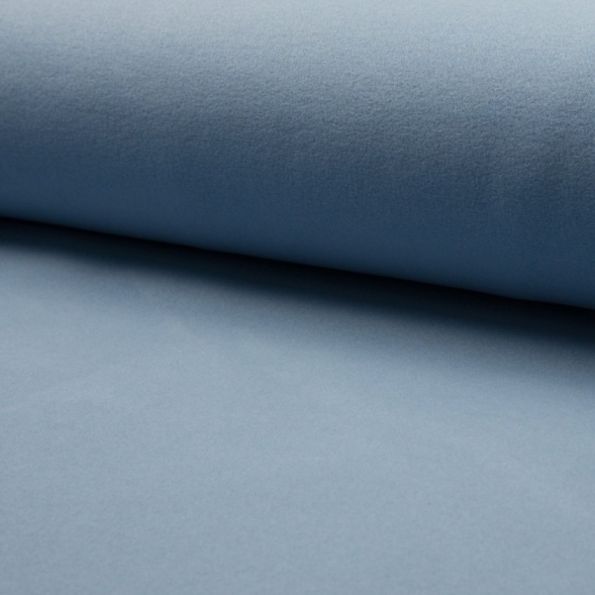 Tissu Drap de manteau Bleu ciel - Par 10 cm