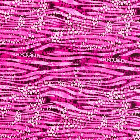 Tissu Lycra Maillot de bain Seabed Rose fluo et violet - Par 10 cm